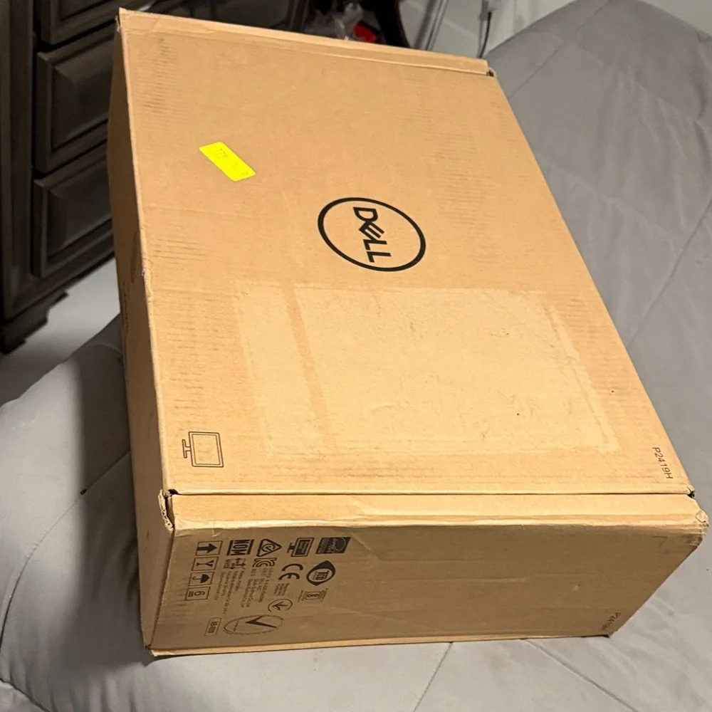 Dell Packaging Box with Black Logo